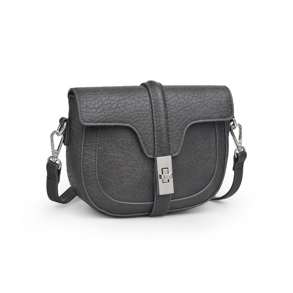 Woman wearing Charcoal Urban Expressions Rory Crossbody NA-840611166449 View 6 | Charcoal