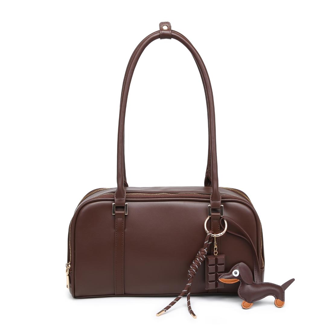 Product Image of Urban Expressions Ione Shoulder Bag 840611198099 View 1 | Matte Brown