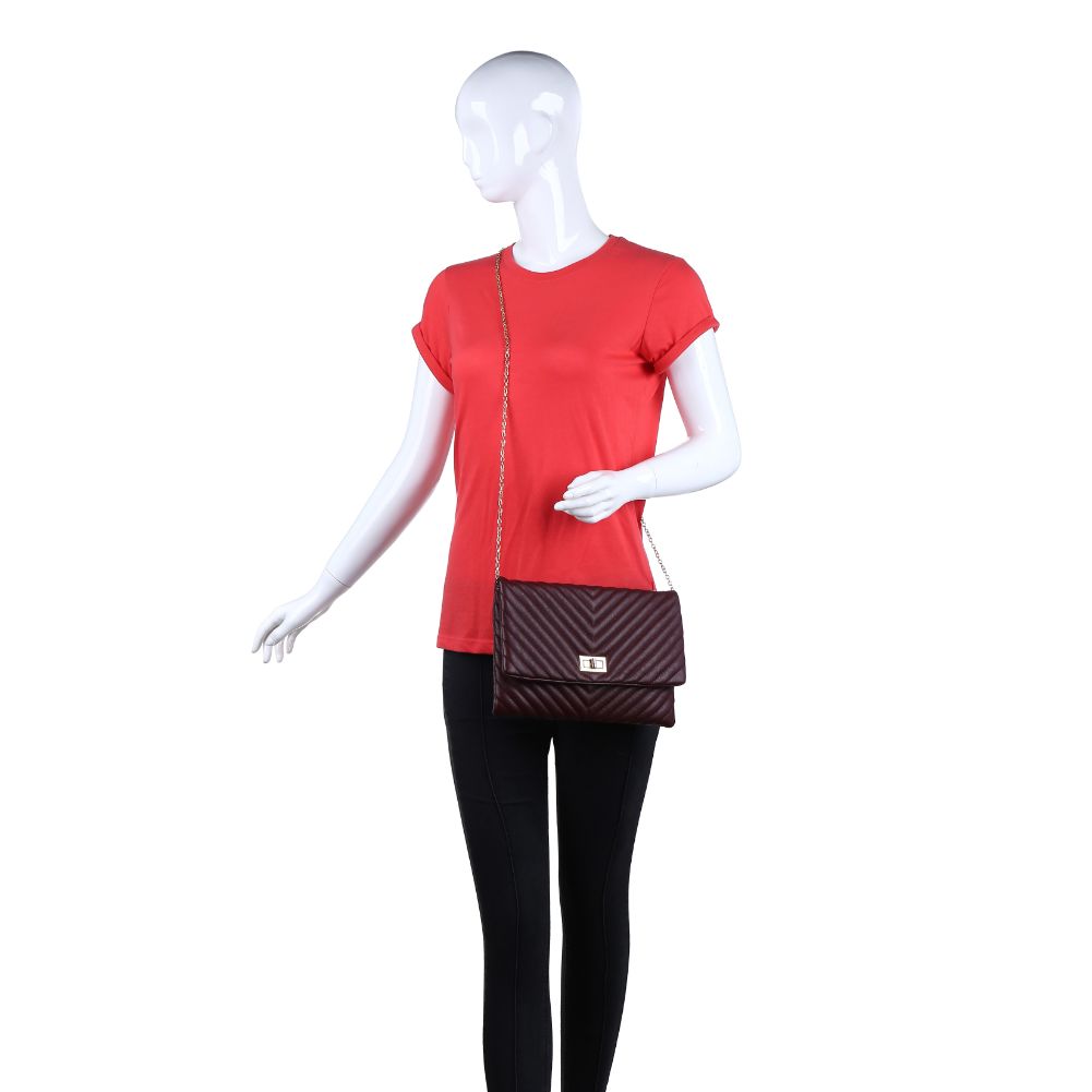 Product Image of Urban Expressions Victoria Clutch NA-840611163684 View 5 | Oxblood