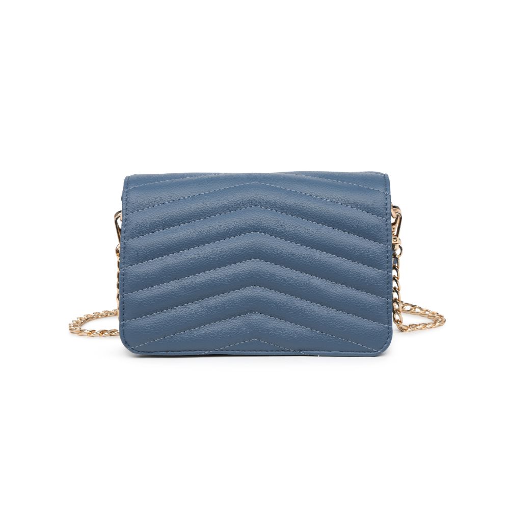 Product Image of Urban Expressions Genny - Chevron Stitch Crossbody 818209011112 View 7 | Denim
