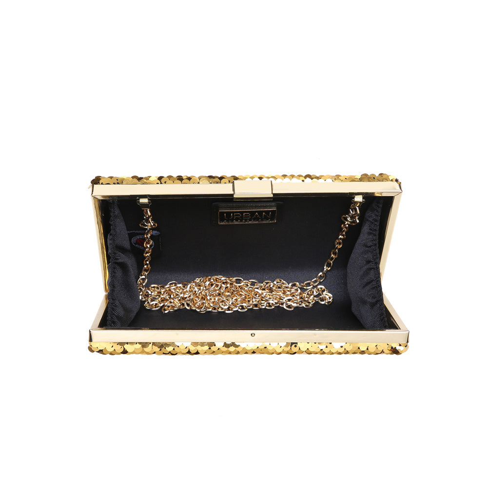 Product Image of Urban Expressions Diana Clutch NA-840611157249 View 4 | Gold