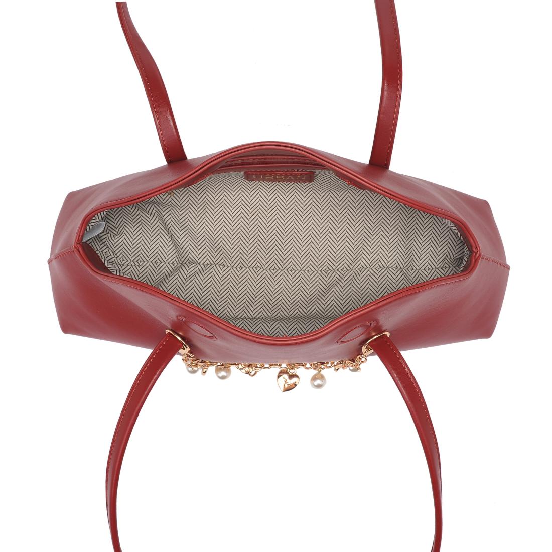 Product Image of Urban Expressions Sable Shoulder Bag 840611198181 View 4 | Dark Red