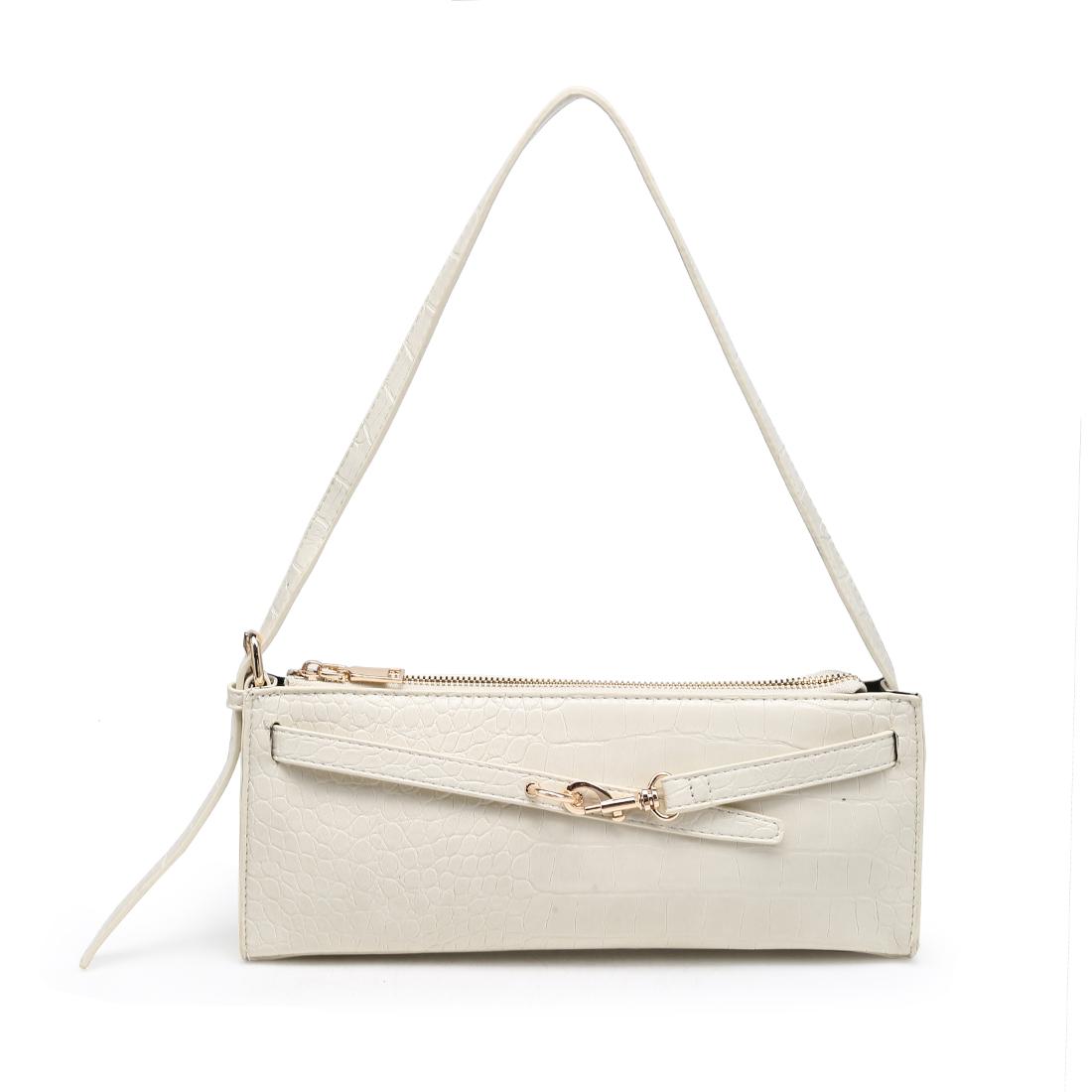 Urban Expressions Yaretzi - Croco Shoulder Bag 840504211065 View 1 | Oatmilk Croc