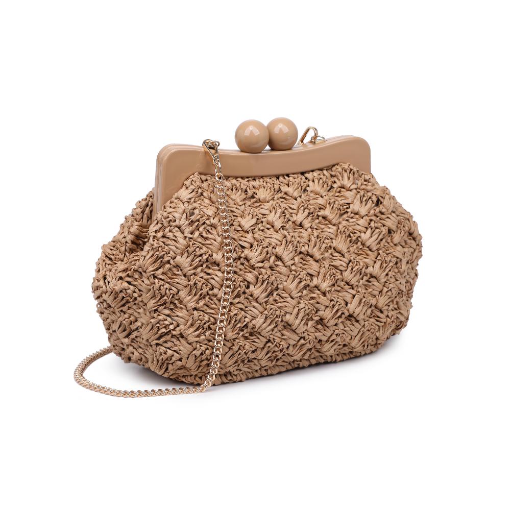 Woman wearing Tan Urban Expressions Naomi Crossbody 840611119681 View 6 | Tan