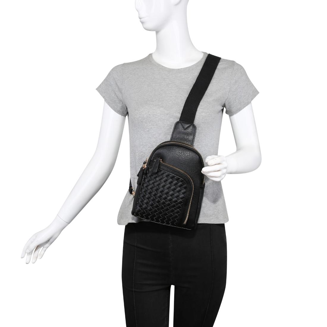 Product Image of Urban Expressions Forge - Woven Sling Backpack 840611196750 View 5 | Black