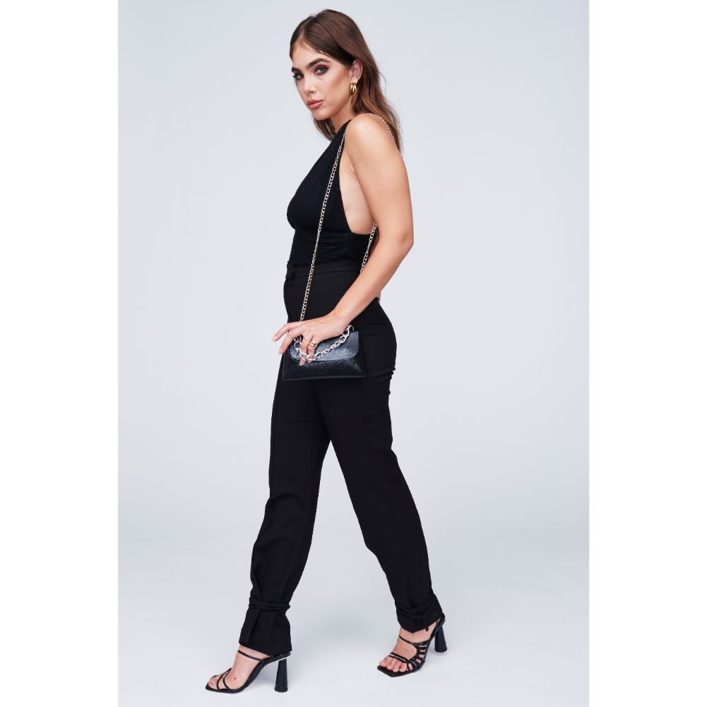 Woman wearing Black Urban Expressions Teagan Crossbody 818209011570 View 4 | Black