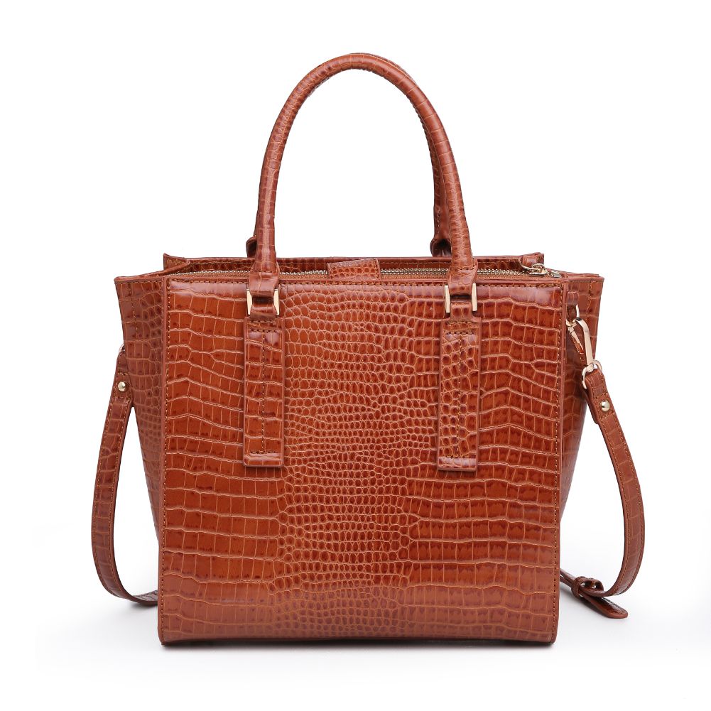 Woman wearing Tan Urban Expressions Josephine Tote 840611167163 View 7 | Tan