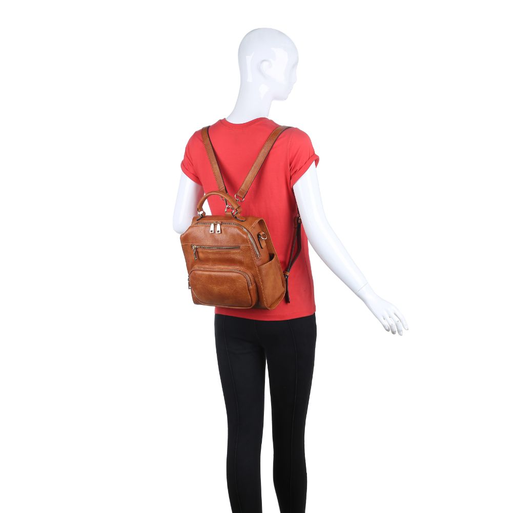 Product Image of Urban Expressions Miles Backpack NA-840611166739 View 5 | Tan