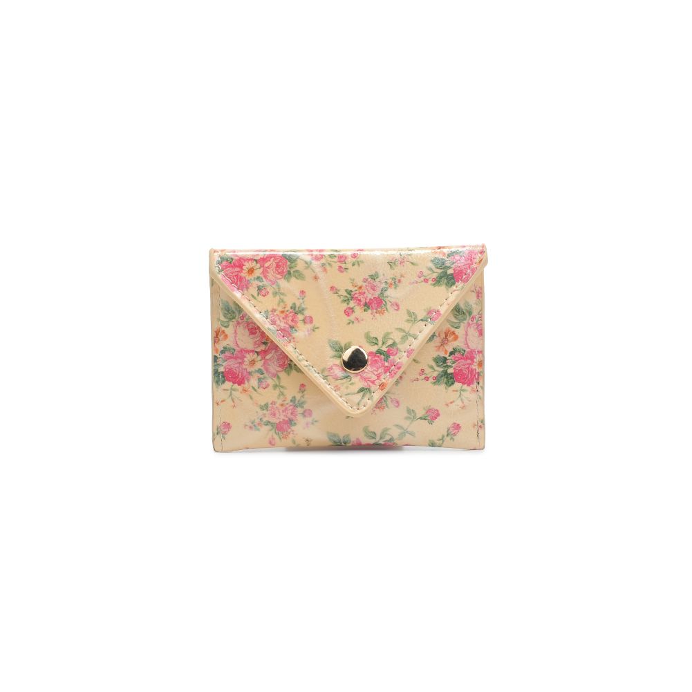 Product Image of Urban Expressions Lea Floral Wallet 840611181923 View 5 | Beige