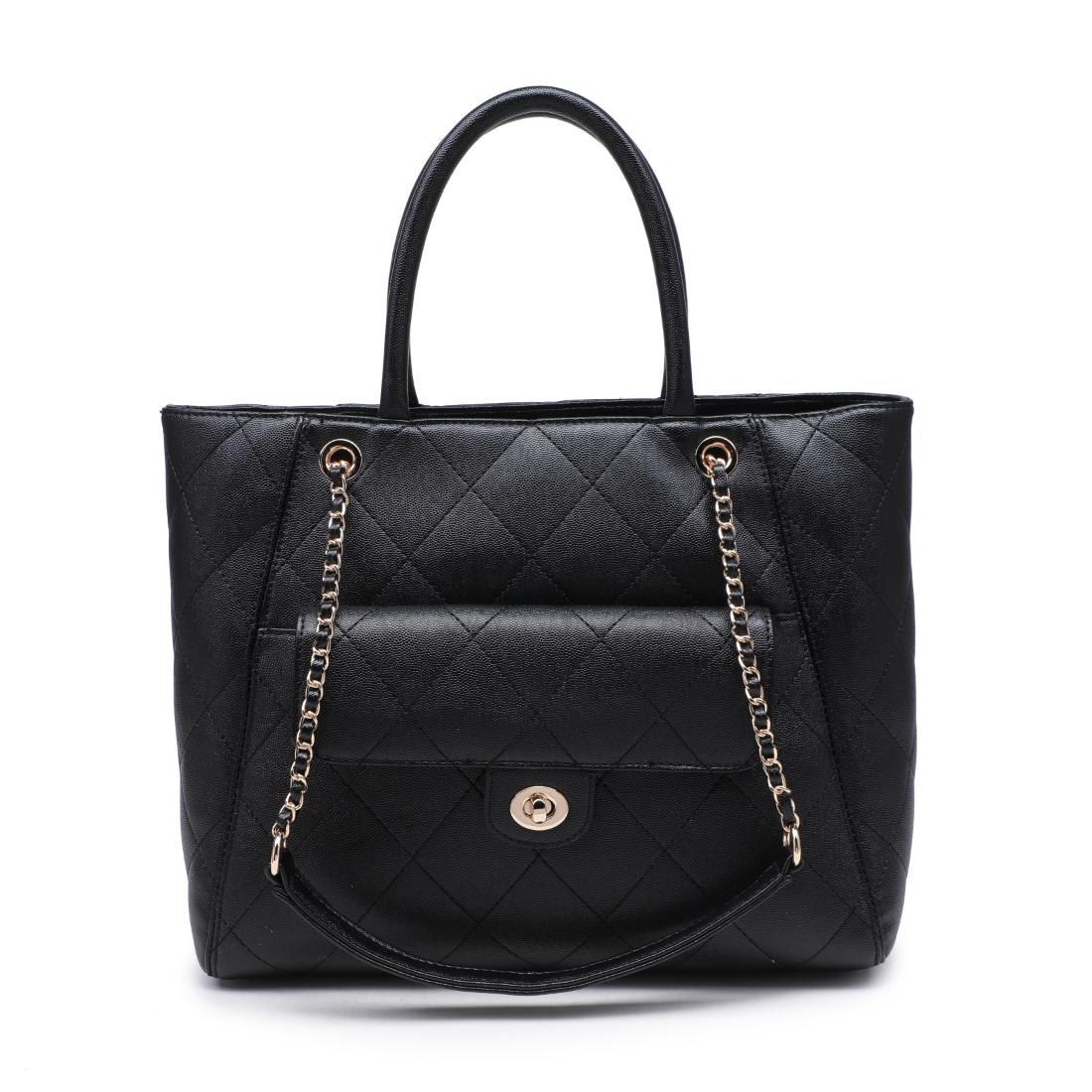 Urban Expressions Hank Tote 840504213779 View 1 | Black