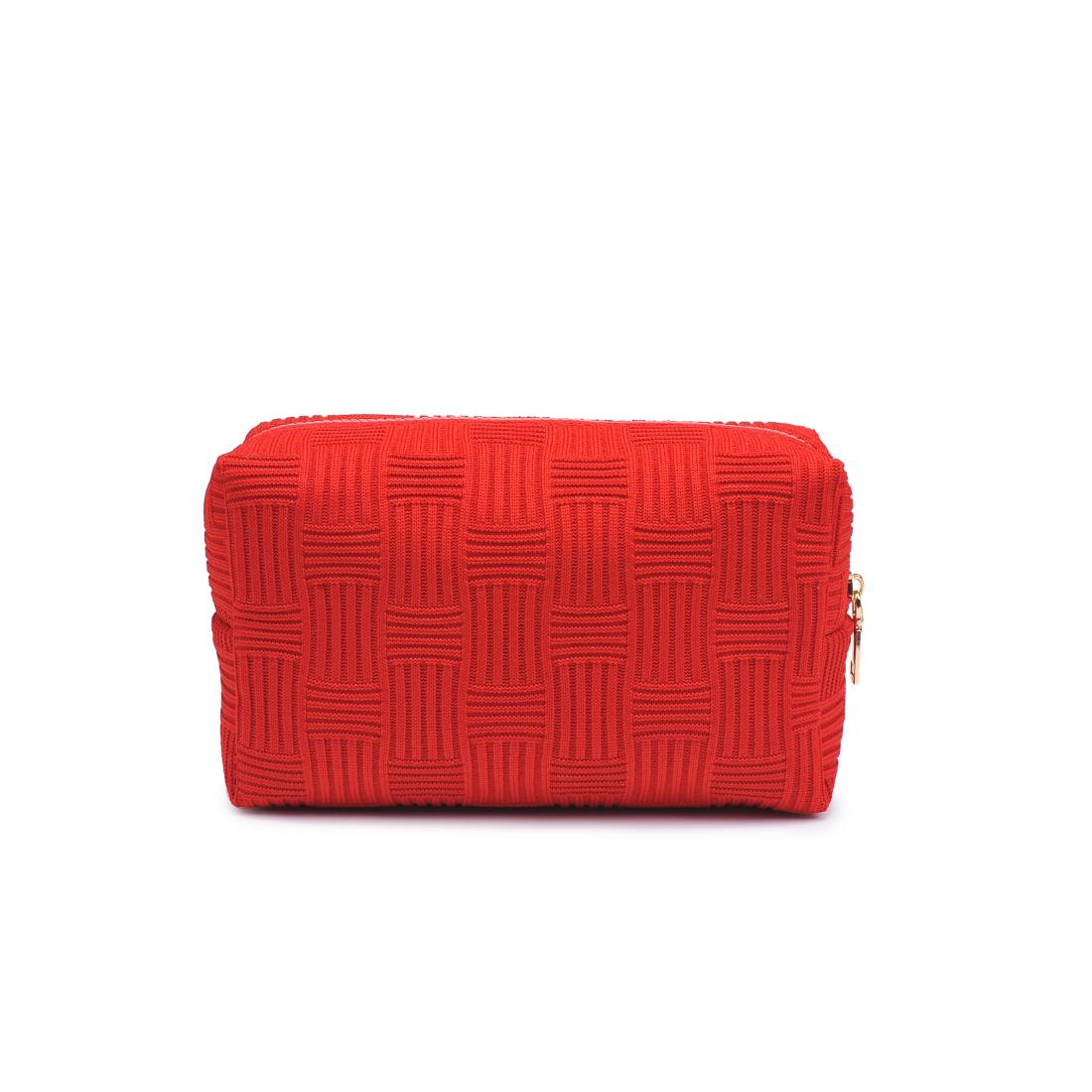 Urban Essentials Hatchway Cosmetic & Travel Organizer Pouch 840611197764 View 7 | Red