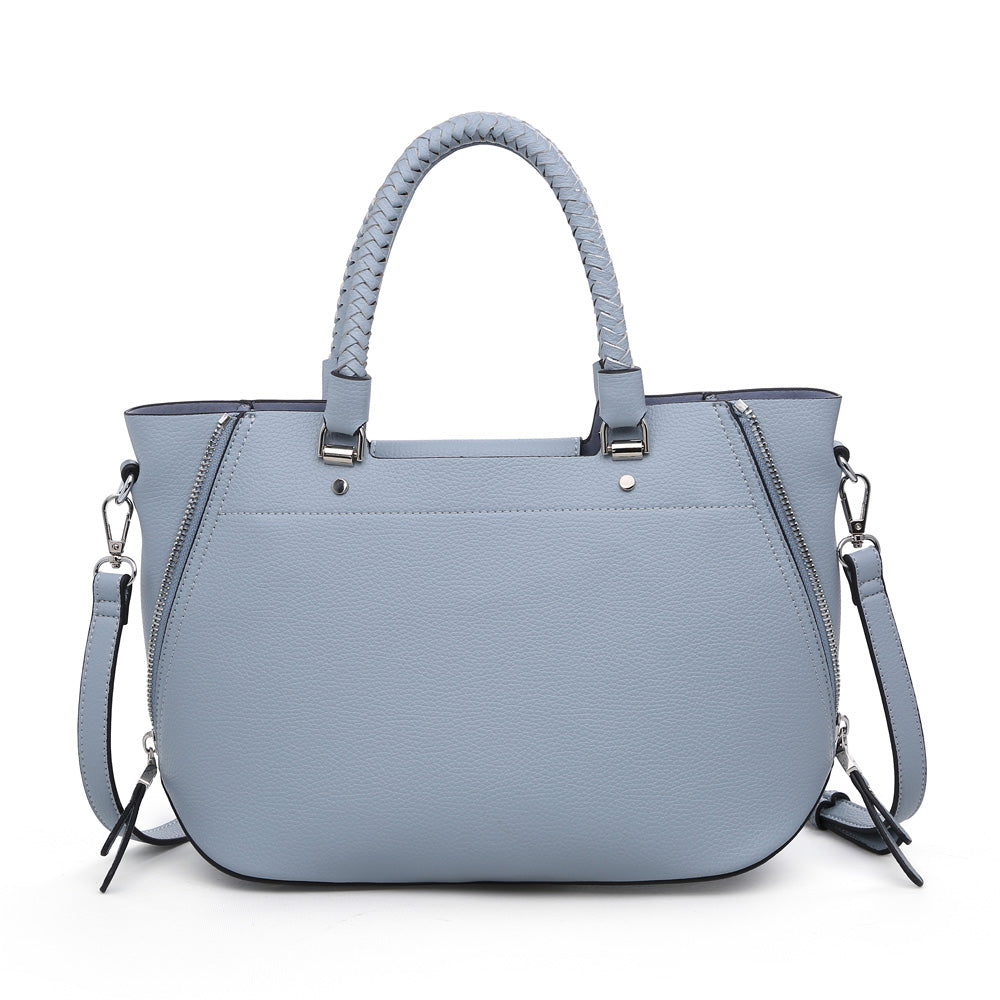 Product Image of Urban Expressions Phoenix Satchel NA-840611158550 View 3 | Blue