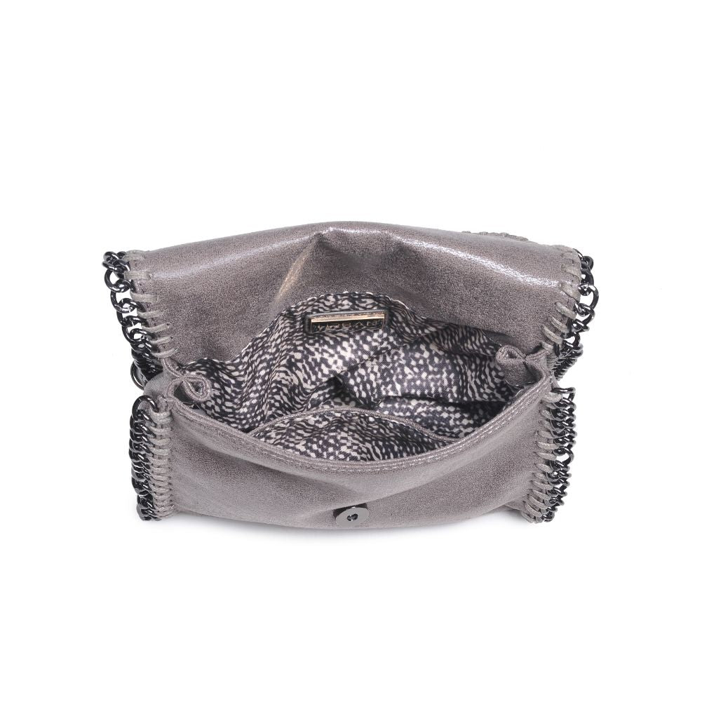Product Image of Urban Expressions Mollie Shoulder Bag 818209012003 View 8 | Gunmetal