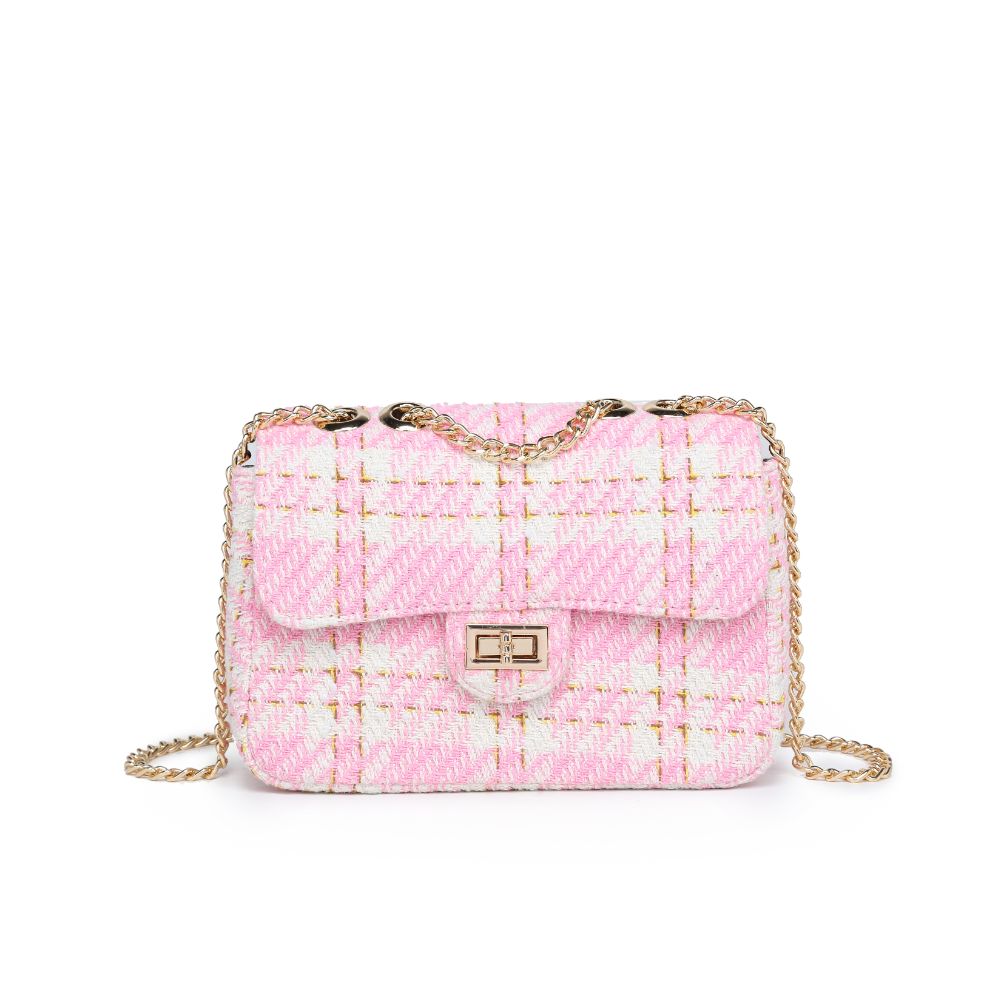 Woman wearing Pink Urban Expressions Camille Shoulder Bag 818209019736 View 5 | Pink