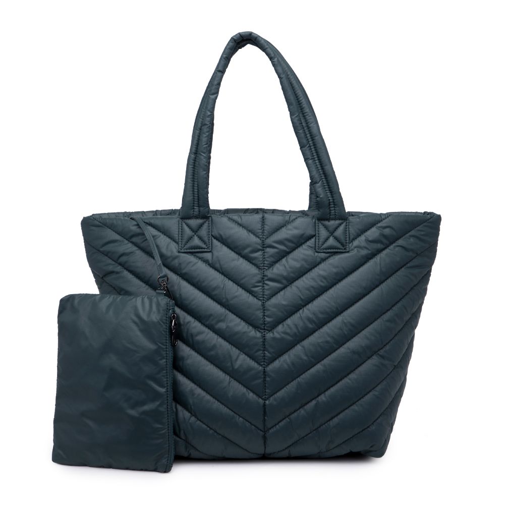 Woman wearing Olive Urban Expressions Kickoff Tote NA-840611162427 View 5 | Olive