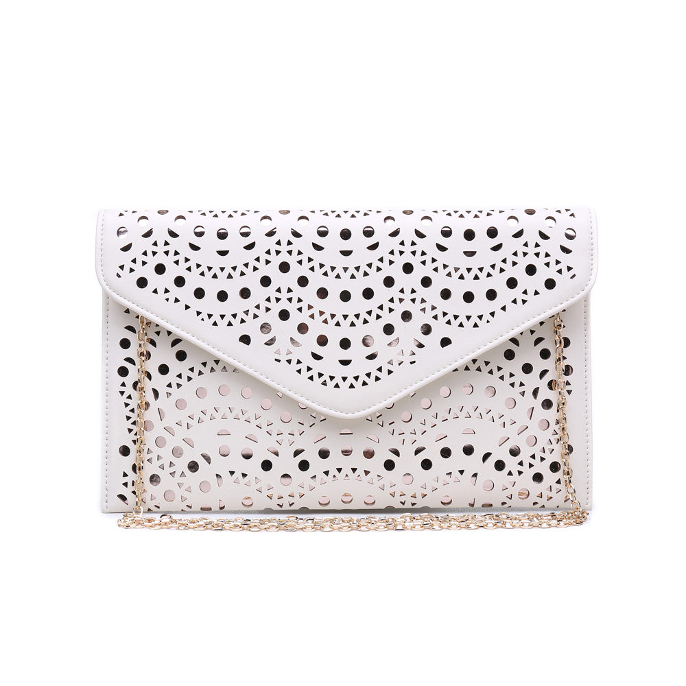 Product Image of Urban Expressions Marisol Clutch 840611145321 View 1 | Cream