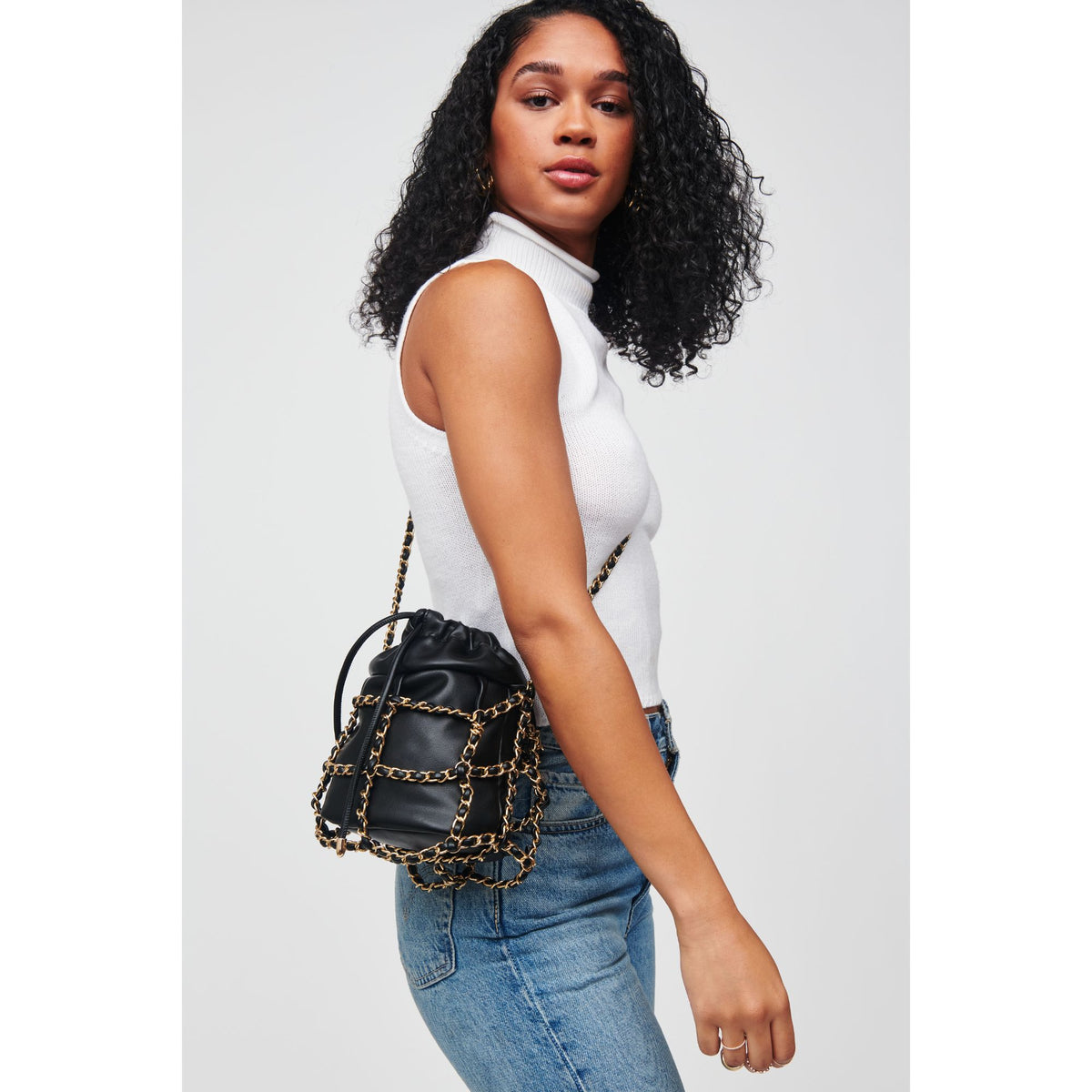 Woman wearing Black Urban Expressions Moira Crossbody 818209012317 View 2 | Black