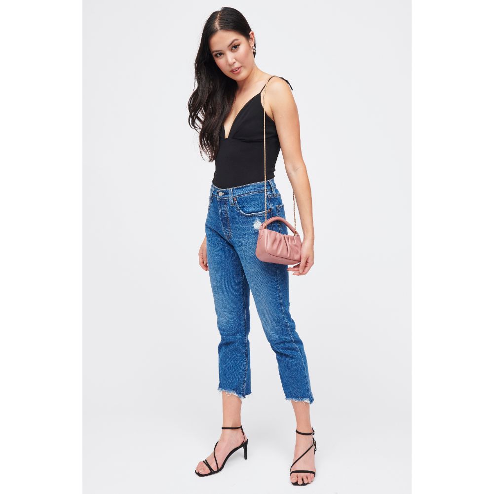 Woman wearing Blush Urban Expressions Milo Mini Bag 818209010511 View 3 | Blush