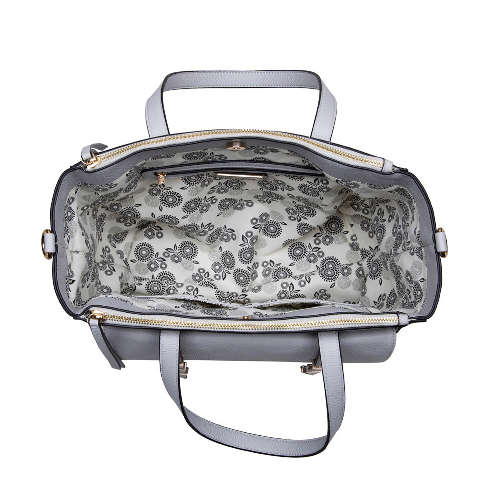 Product Image of Urban Expressions Ambrose Satchel NA-840611161659 View 4 | Grey
