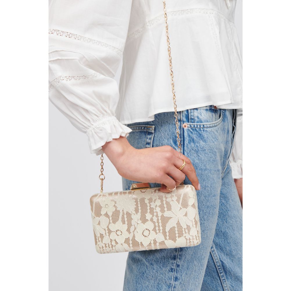 Woman wearing Natural Urban Expressions Azalea Minaudiere 818209016766 View 1 | Natural