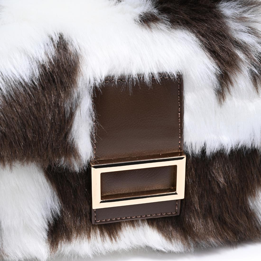 Urban Expressions Beverly - Faux Fur Crossbody 840504212468 View 8 | Cow
