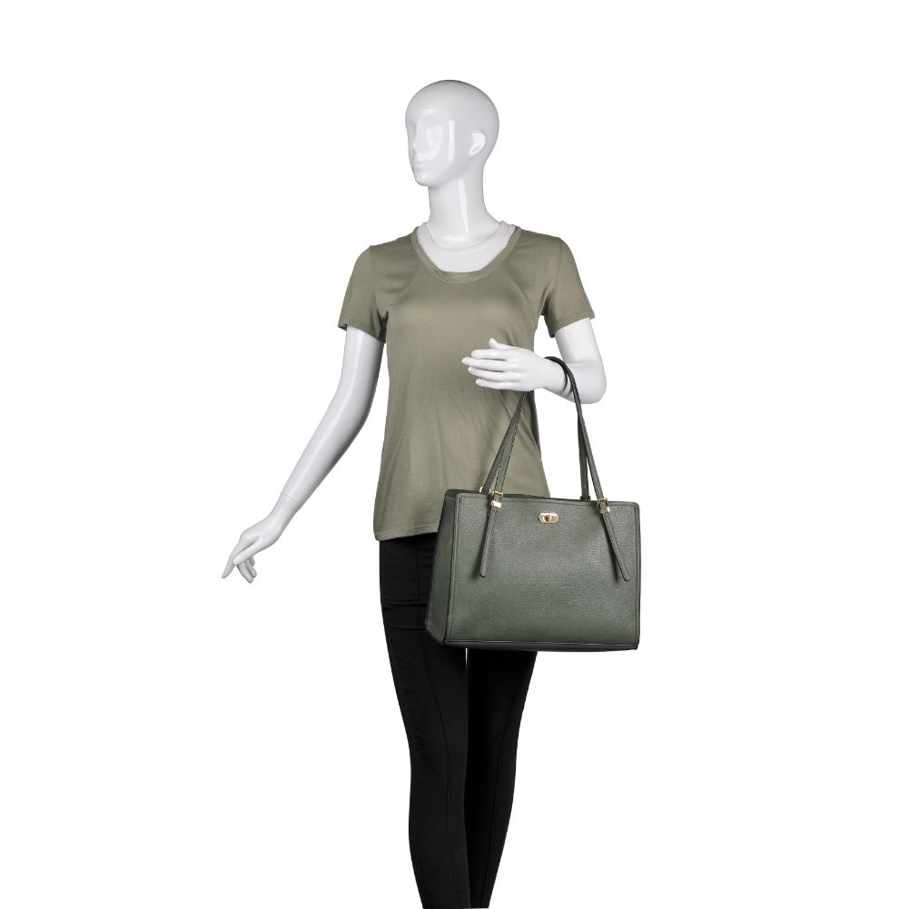 Product Image of Urban Expressions Tanya Tote NA-840611166340 View 5 | Olive