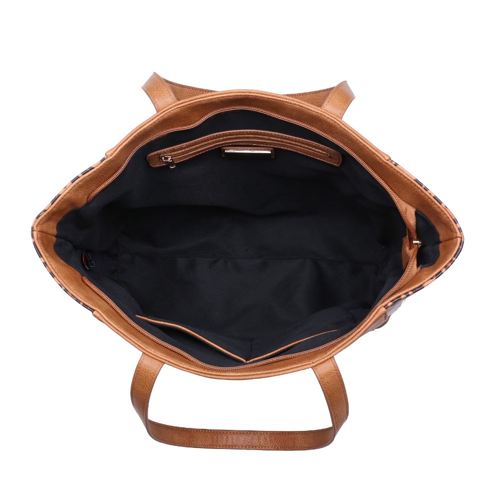 Urban Expressions Josie Tote NA-840611163745 View 4 | Tan Leopard