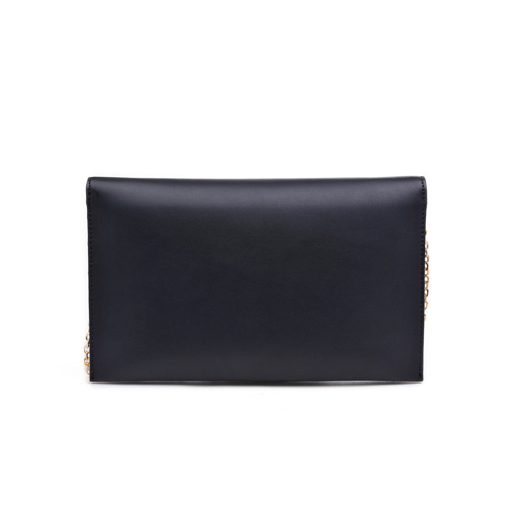 Product Image of Urban Expressions Heather Clutch 840611158161 View 3 | Black