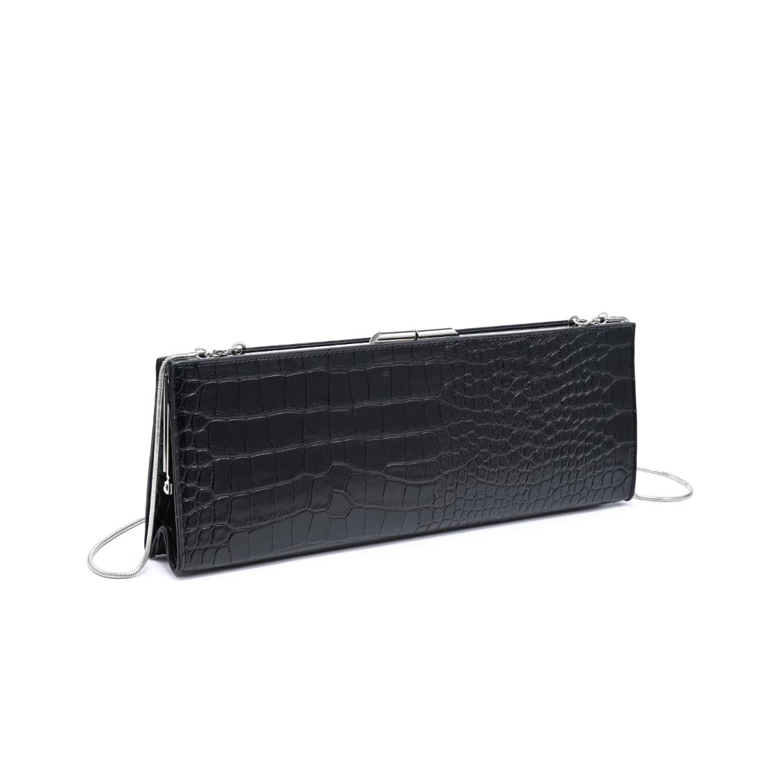 Urban Expressions Nazlee - Croc Clutch 840504212604 View 6 | Black