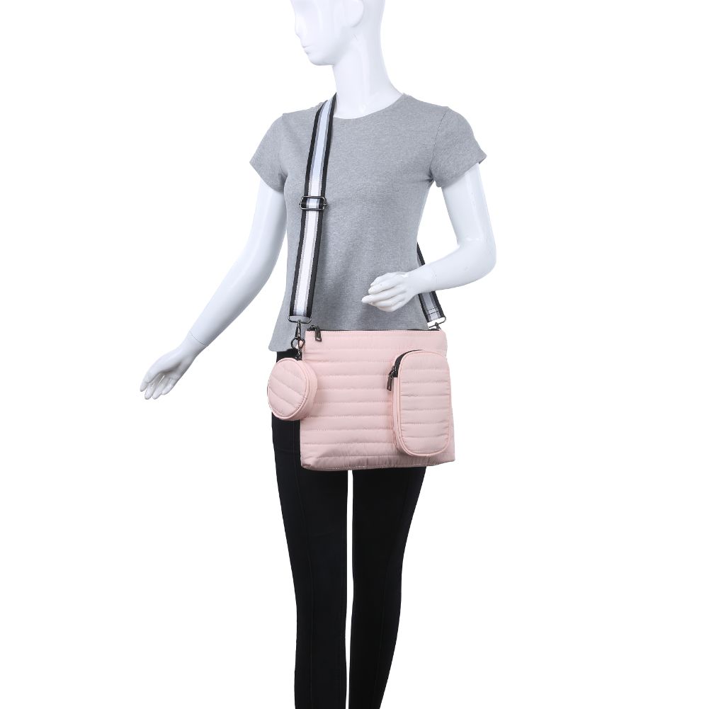 Product Image of Urban Expressions Arlo Crossbody 840611180650 View 5 | Rose
