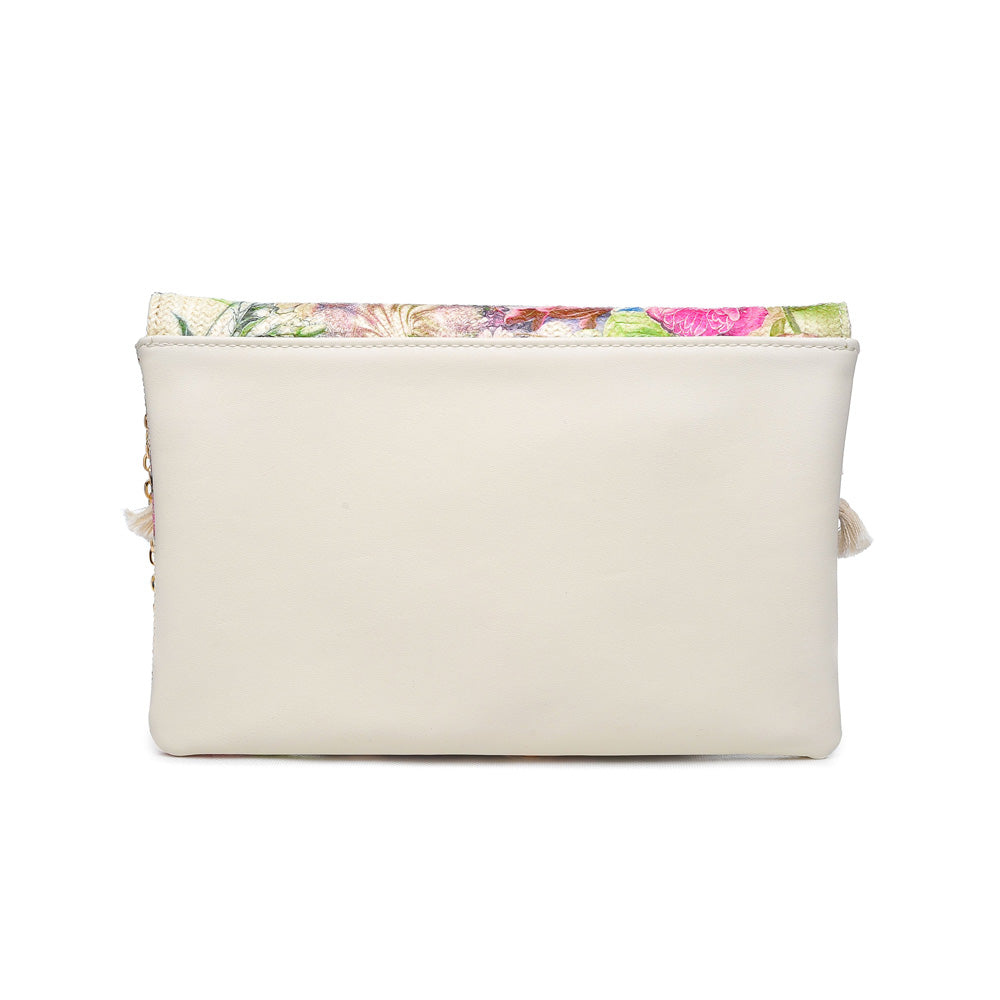 Product Image of Urban Expressions Lilian Clutch NA-840611147707 View 3 | Lilac