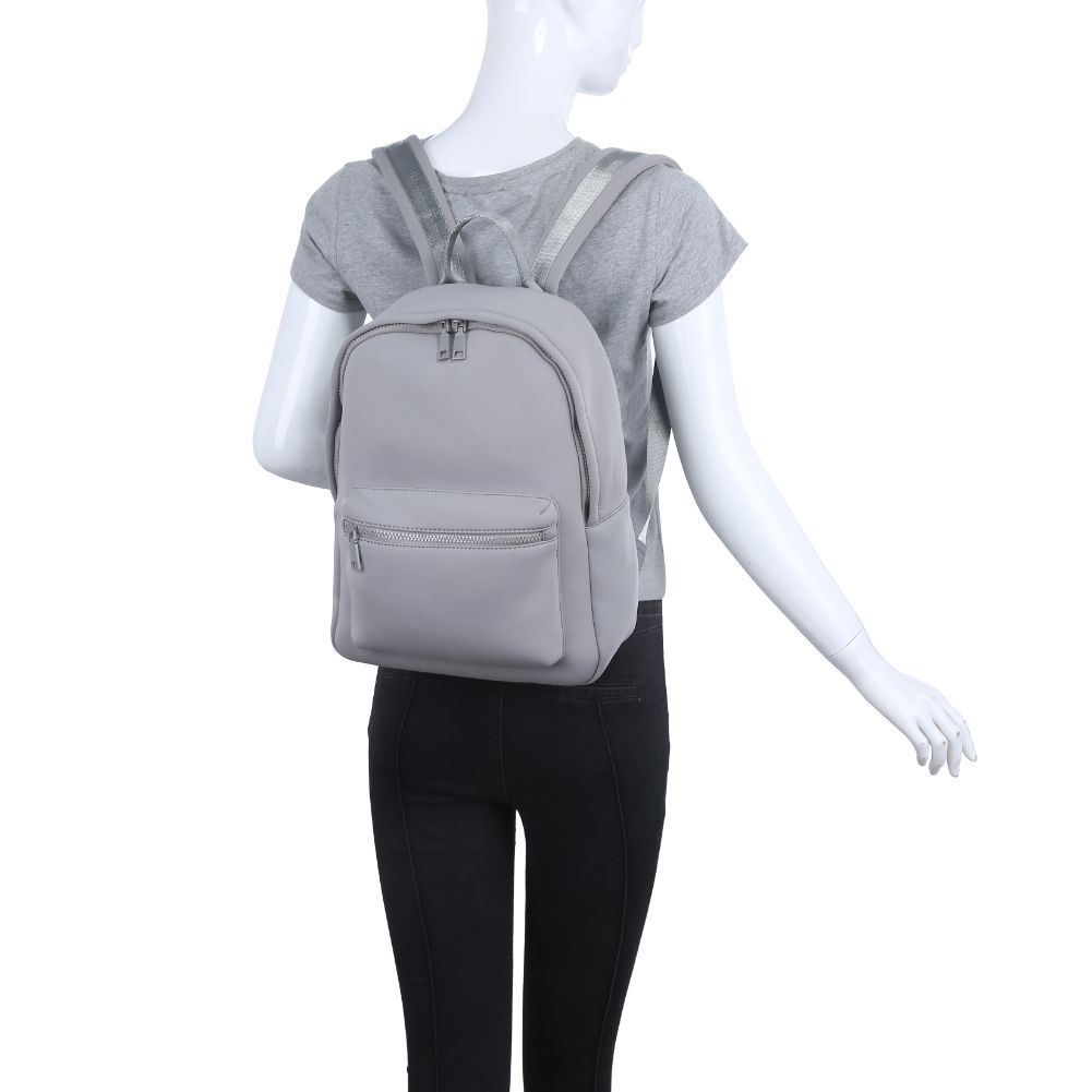 Product Image of Urban Expressions Declan Backpack 840611180797 View 5 | Grey