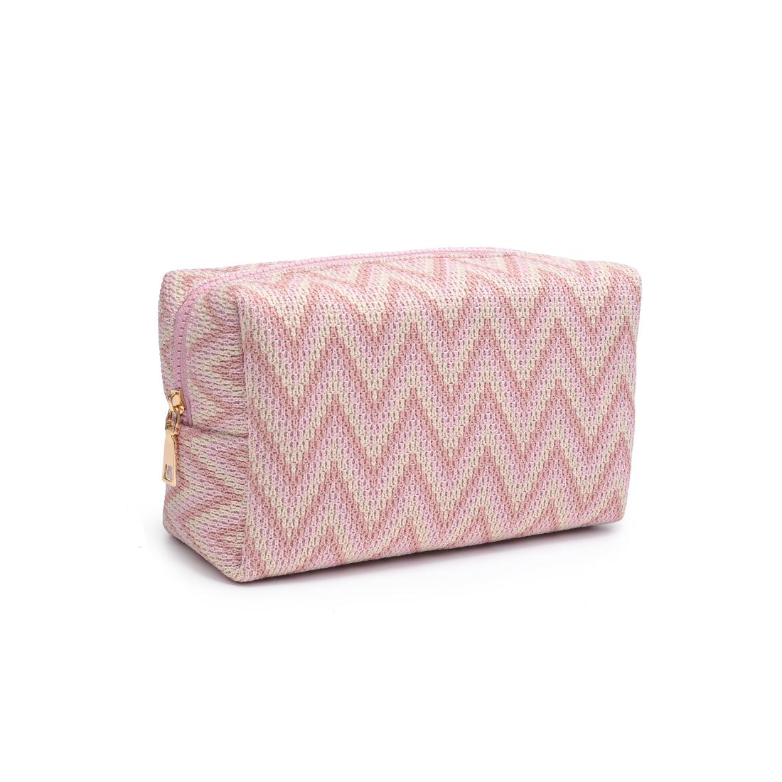 Urban Essentials V-Muse Cosmetic & Travel Organizer Pouch 840611197795 View 6 | Pink Multi