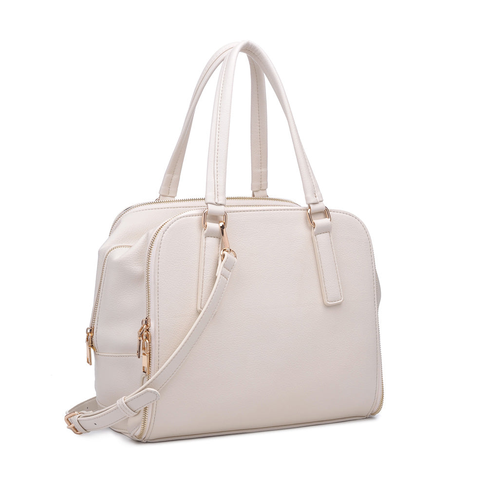 Product Image of Urban Expressions Adriana Satchel NA-840611159106 View 2 | Cream