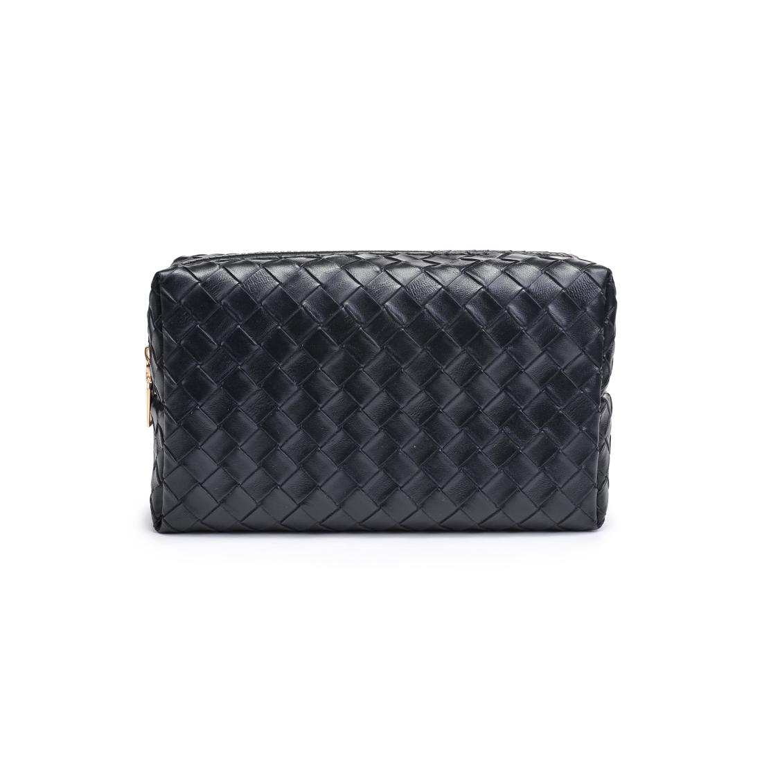 Urban Essentials Weave & Wander Cosmetic & Travel Organizer Pouch 840611197832 View 5 | Black