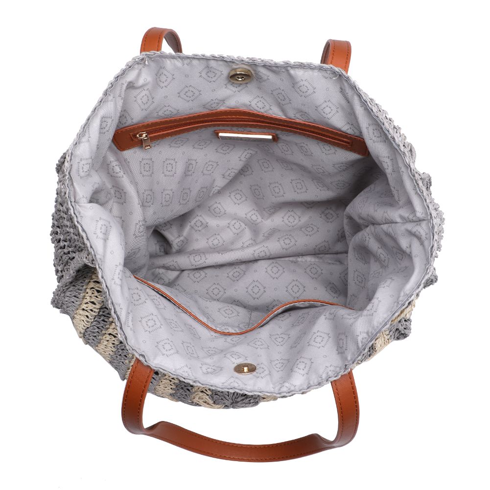 Urban Expressions Palmyra Tote 818209016629 View 8 | Grey Multi