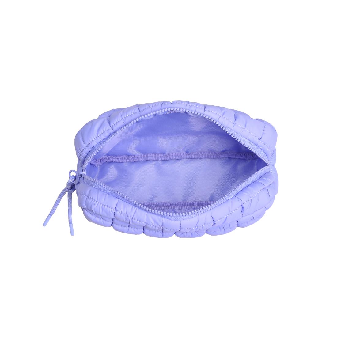 Product Image of Urban Expressions Cloud Nine - Quilted Puffer Nylon Cosmetic Pouch 840611143785 View 8 | Periwinkle