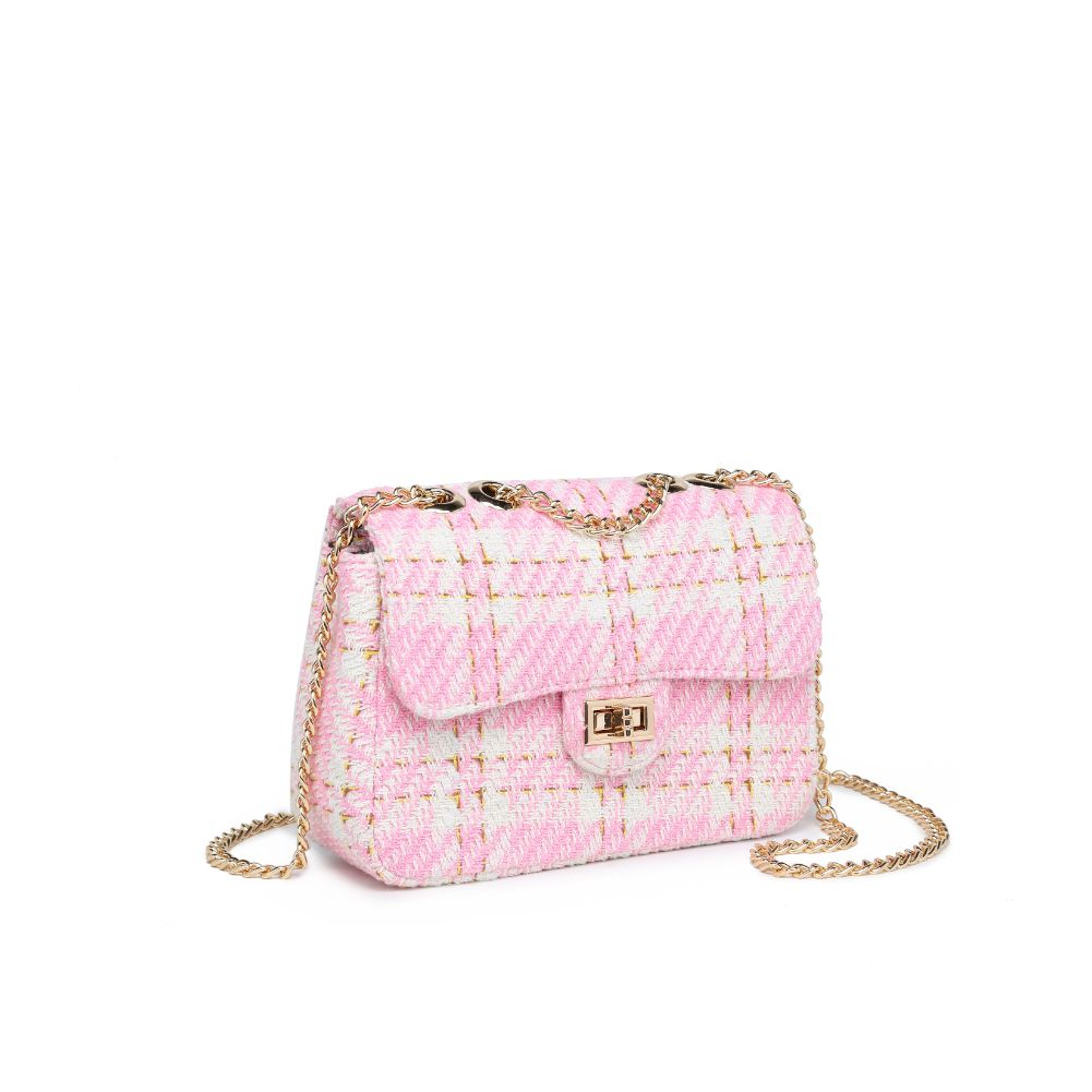 Woman wearing Pink Urban Expressions Camille Shoulder Bag 818209019736 View 6 | Pink