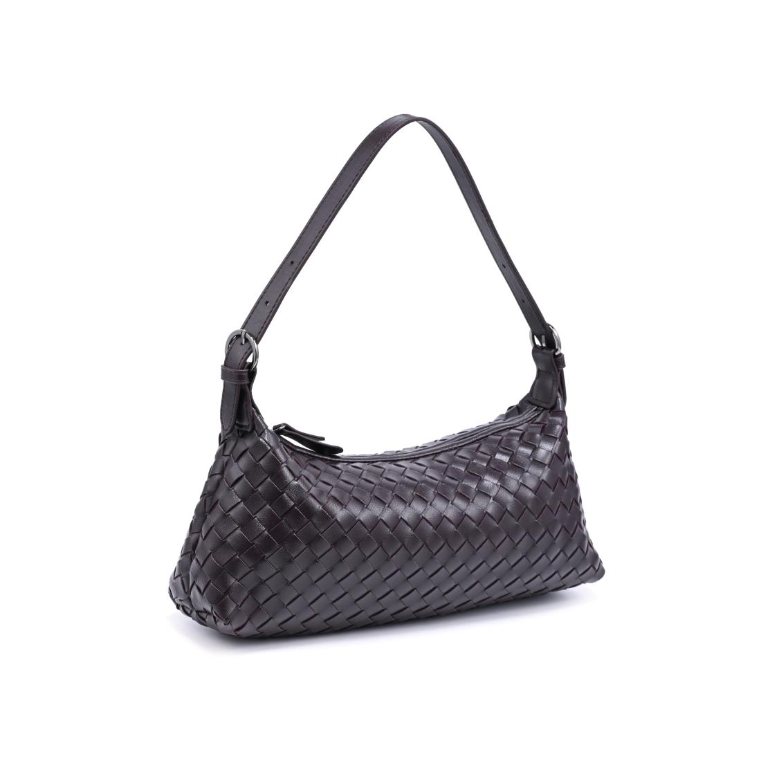 Woman wearing Chocolate Urban Expressions Audrey Shoulder Bag 840504204081 View 6 | Chocolate
