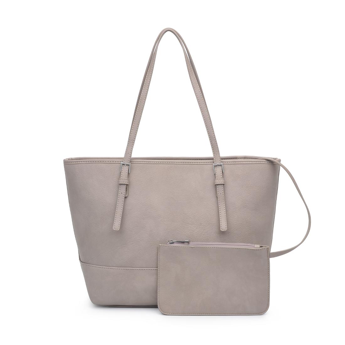 Product Image of Urban Expressions Bryleigh Tote 818209018043 View 1 | Light Grey