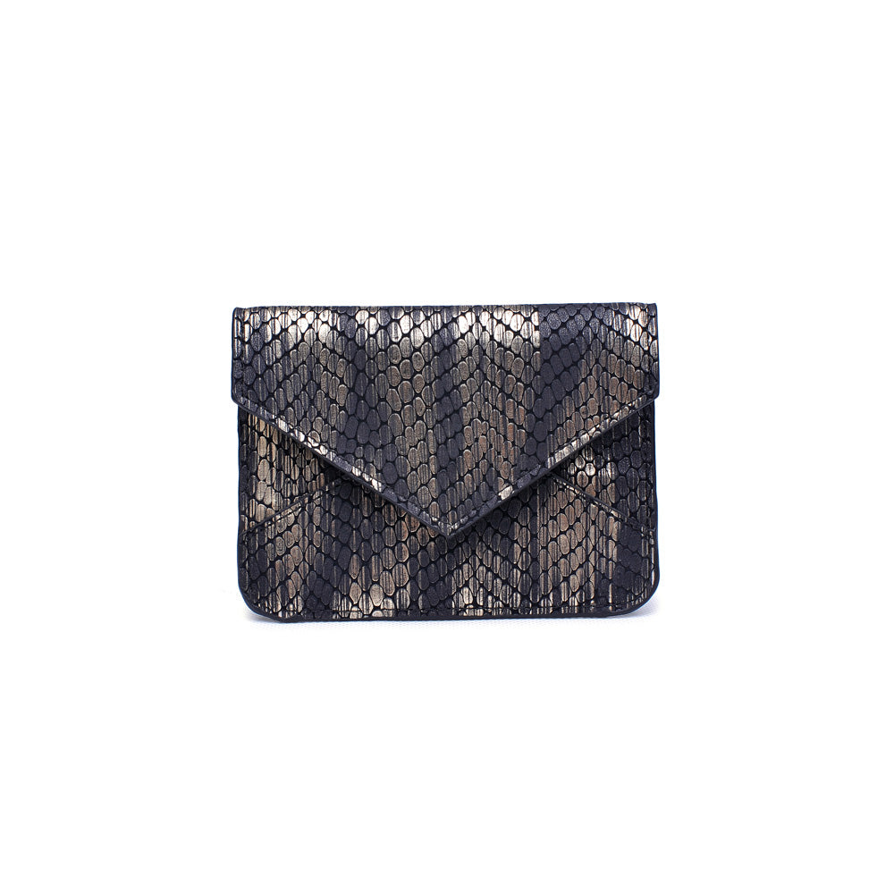 Product Image of Urban Expressions Fifi Snake Card Holder NA-840611120175 View 1 | Pewter