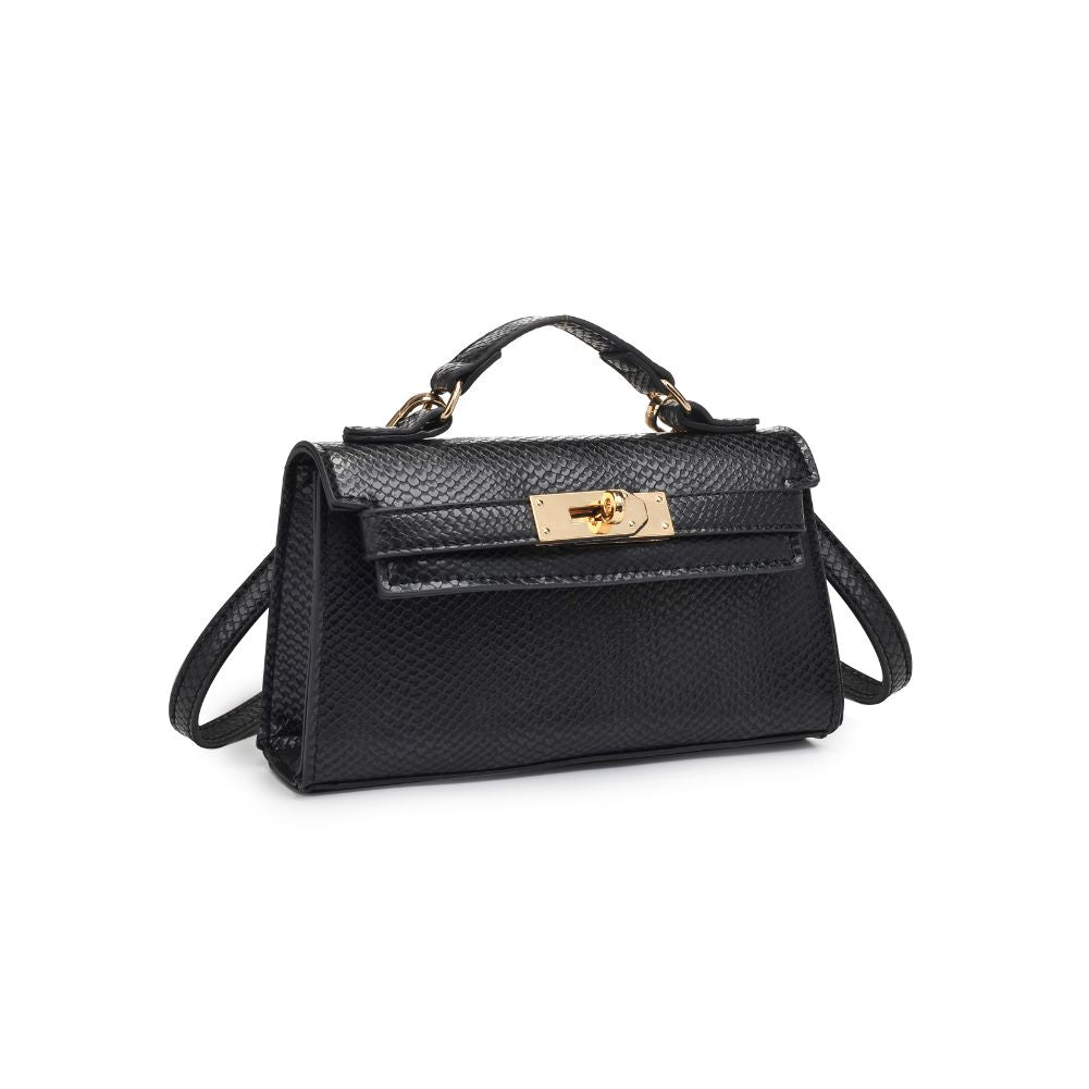 Product Image of Urban Expressions Georgina Snake Crossbody 840611181268 View 6 | Black