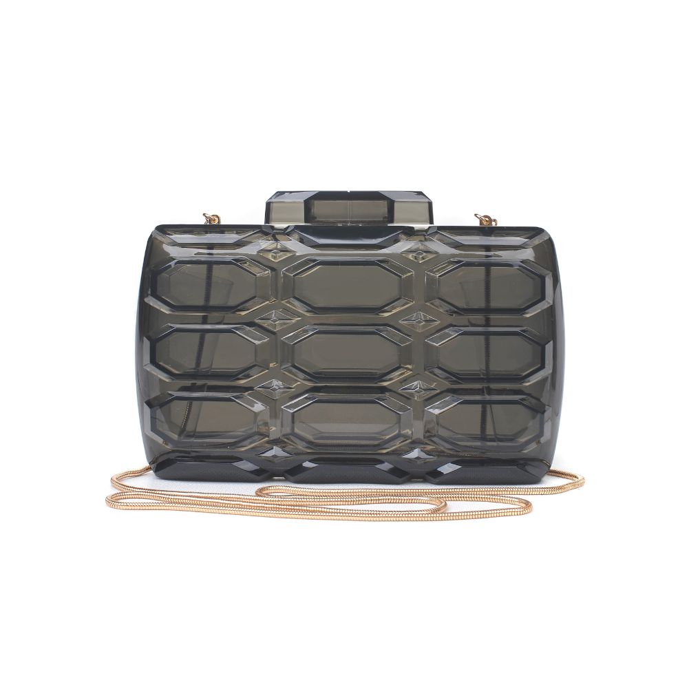 Product Image of Urban Expressions Rexha Evening Bag 840611171634 View 7 | Smoke