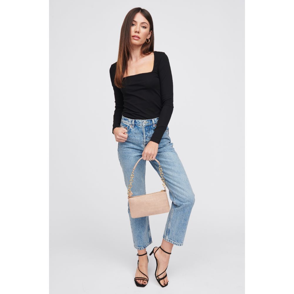 Woman wearing Natural Urban Expressions Aster Shoulder Bag 818209015486 View 3 | Natural