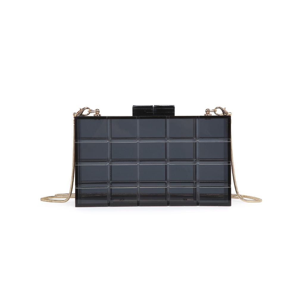 Product Image of Urban Expressions Nisha Evening Bag 840611184443 View 7 | Smoke