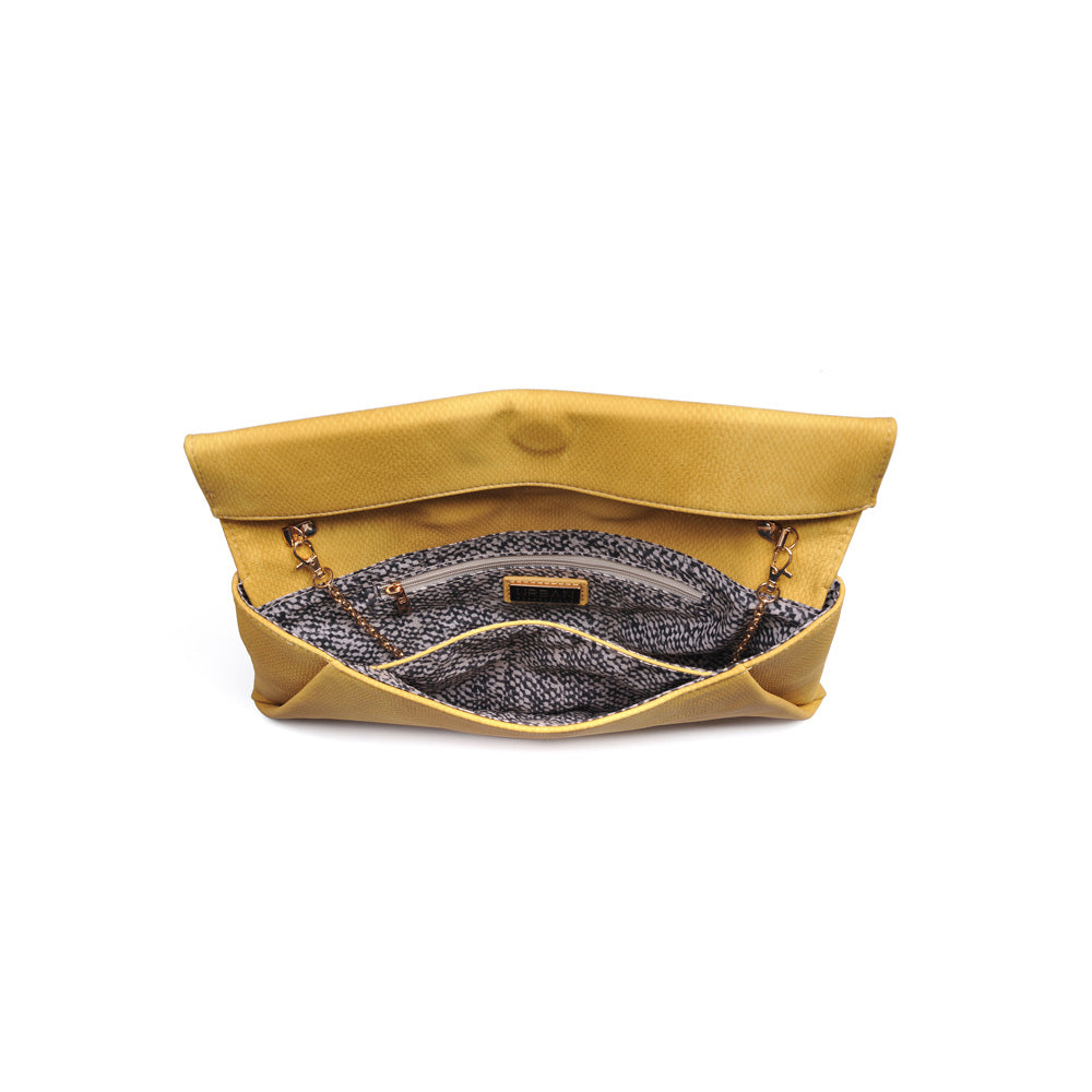 Product Image of Urban Expressions Emilia Clutch 840611159021 View 4 | Mustard