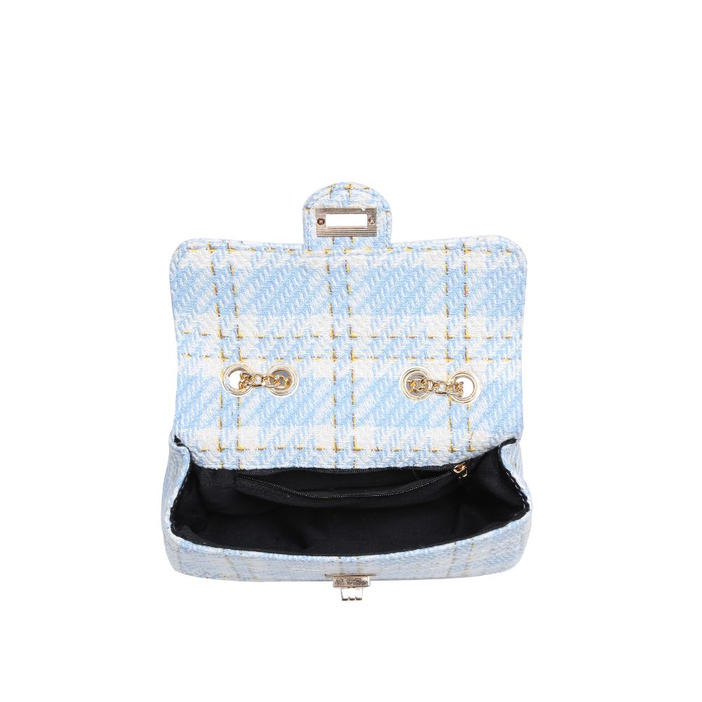Woman wearing Blue Urban Expressions Camille Shoulder Bag 818209019729 View 9 | Blue