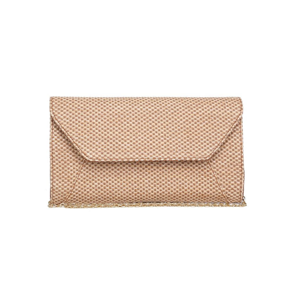 Product Image of Urban Expressions Dakota Clutch 840611100634 View 5 | Tan