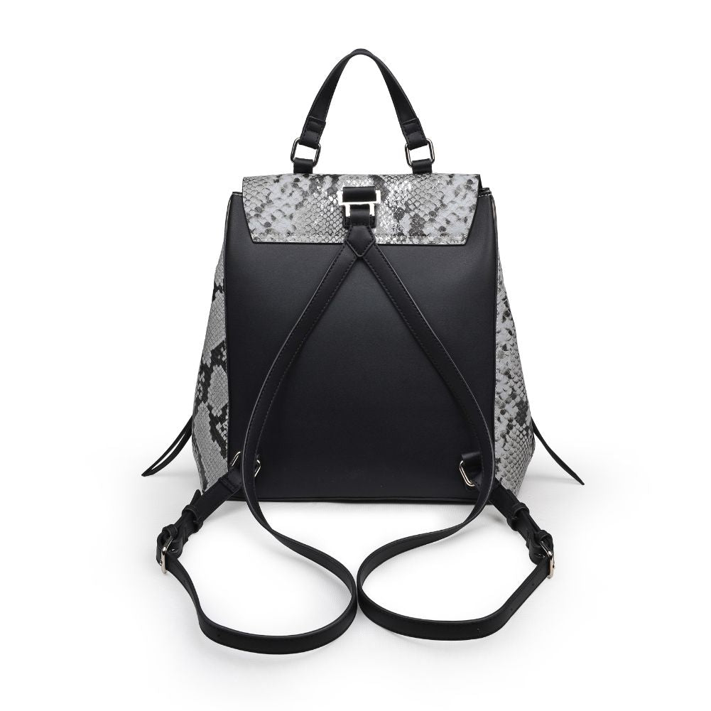 Product Image of Urban Expressions Charlize Backpack 840611168405 View 3 | Gunmetal