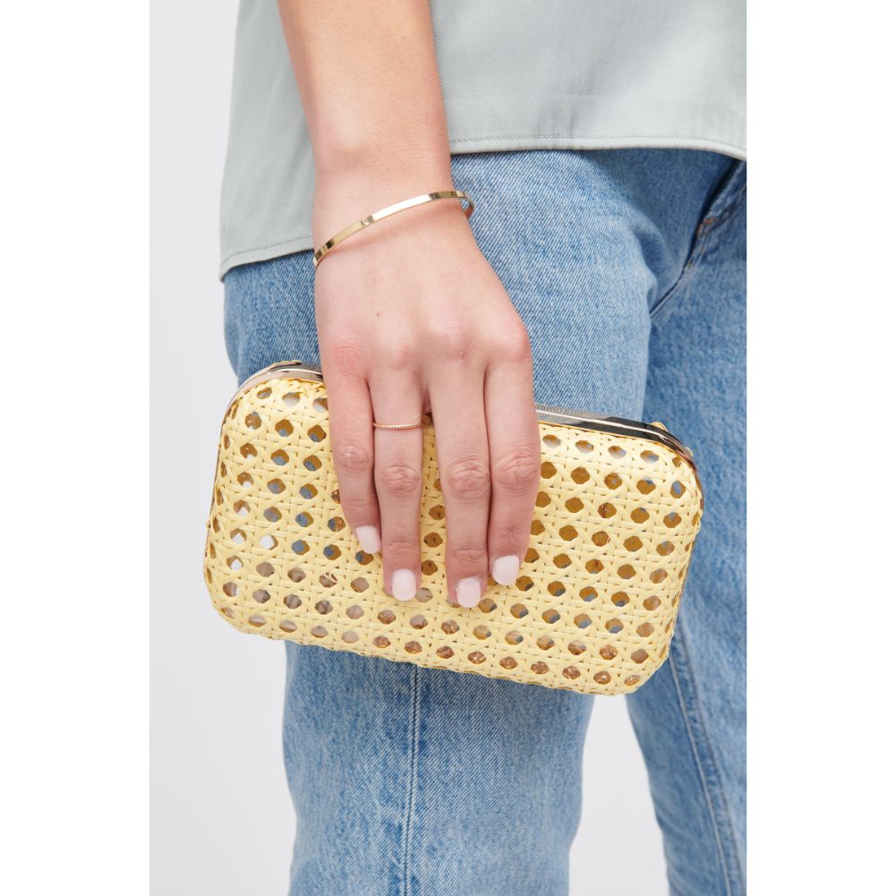 Woman wearing Natural Urban Expressions Itzel Minaudiere 840611100085 View 4 | Natural